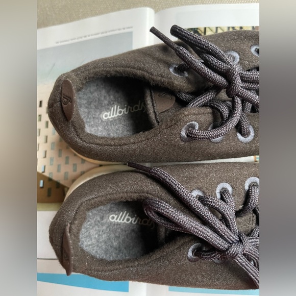 Allbirds Wool Runner Superfine NZ Merino In Brown Size W7 - Picture 9 of 10